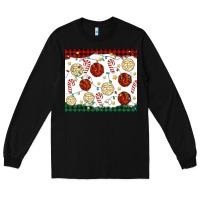 Black christmas conchas Long Sleeve Tee - MaliasSmallBusiness