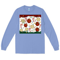 Colony Blue christmas conchas Long Sleeve Tee - MaliasSmallBusiness