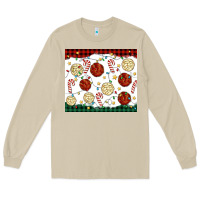 Mushroom christmas conchas Long Sleeve Tee - MaliasSmallBusiness
