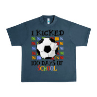 Midnight Navy i kicked 100 days of school Urban Heavy Tee - MaliasSmallBusiness