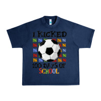 Navy i kicked 100 days of school Urban Heavy Tee - MaliasSmallBusiness