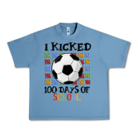Pebble Blue i kicked 100 days of school Urban Heavy Tee - MaliasSmallBusiness