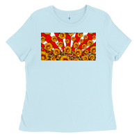 Baby Blue usa sunflowers leopard license plate Ladies Tee - HRA Design Shop