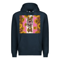 Navy skull mom sunflowers Premium Hoodie - TumblerDesignByShophia