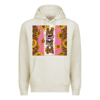 Oatmeal Heather skull mom sunflowers Premium Hoodie - TumblerDesignByShophia