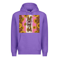 Purple skull mom sunflowers Premium Hoodie - TumblerDesignByShophia