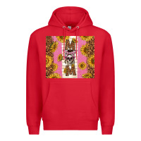 Red skull mom sunflowers Premium Hoodie - TumblerDesignByShophia