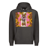 Smoke skull mom sunflowers Premium Hoodie - TumblerDesignByShophia