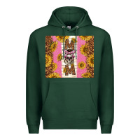 Sports Green skull mom sunflowers Premium Hoodie - TumblerDesignByShophia