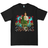 Black san judas gracias Premium Tee - JahusDesignShop