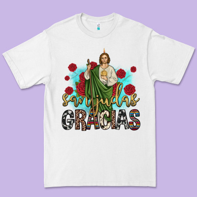 San Judas Gracias Premium Tee Designed By Jahusdesignshop