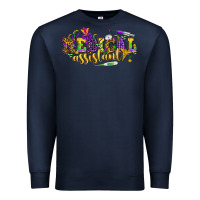 Navy MA Medical Assistant Mardi Gras Premium Sweatshirt - HowdyJamesFarm