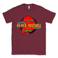 Burgundy black history month Classic Tee - MaliasSmallBusiness