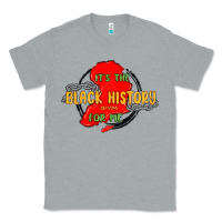 Heather Grey black history month Classic Tee - MaliasSmallBusiness