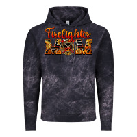 Cloud Black American Firefighter Mom Vintage Hoodie - LillyAllenDesigns