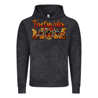 Vintage Black American Firefighter Mom Vintage Hoodie - LillyAllenDesigns
