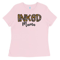 Bubblegum Pink ınked mama Ladies Tee - CowhideDigitalArt