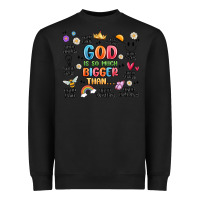 Black god is so much bigger than... Heavyweight Sweatshirt - MaliasSmallBusiness