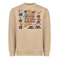 Mushroom god is so much bigger than... Heavyweight Sweatshirt - MaliasSmallBusiness