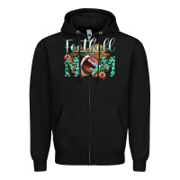 Black Football Mom Zipper Hoodie - Bettercallsaul
