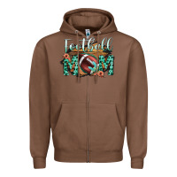 Chestnut Football Mom Zipper Hoodie - Bettercallsaul