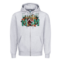 Heather Grey Football Mom Zipper Hoodie - Bettercallsaul