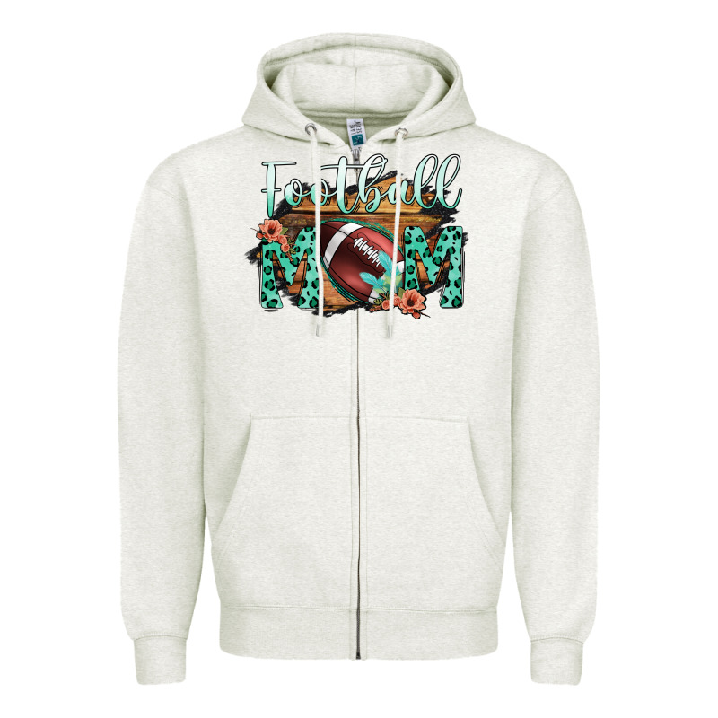 Football Mom Zipper Hoodie by Bettercallsaul | Teevron