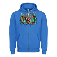 True Royal Football Mom Zipper Hoodie - Bettercallsaul