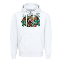 White Football Mom Zipper Hoodie - Bettercallsaul