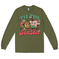 Army Green mexican christmas tis the season Long Sleeve Tee - MaliasSmallBusiness