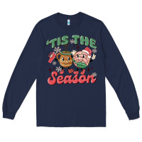 Navy mexican christmas tis the season Long Sleeve Tee - MaliasSmallBusiness