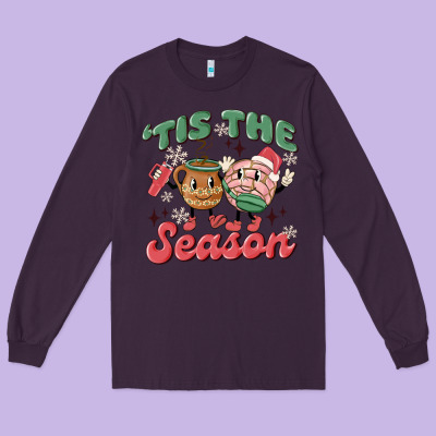 Mexican Christmas Tis The Season Long Sleeve Tee Designed By Maliassmallbusiness