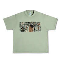 Oil Green black woman confident Urban Heavy Tee - MaliasSmallBusiness