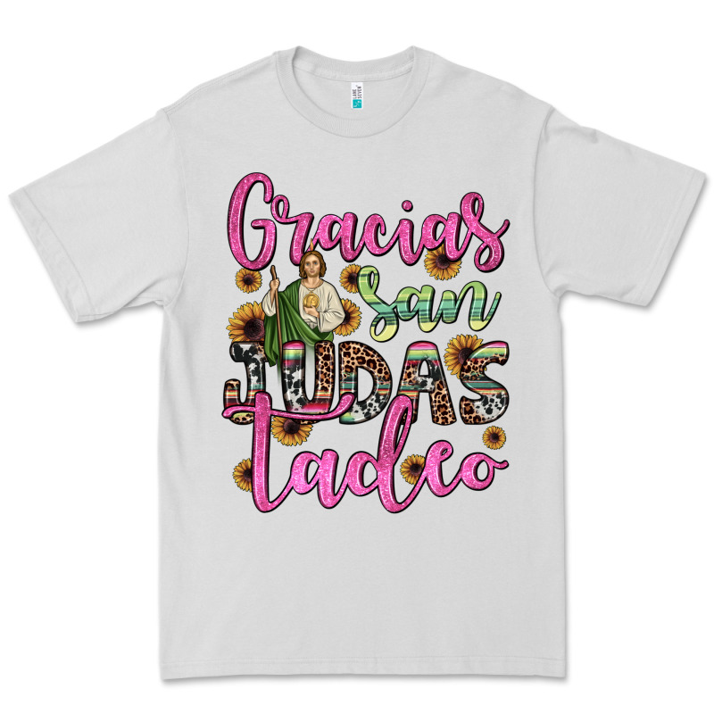 Gracias San Judas Tadeo Premium Tee by JahusDesignShop | Teevron