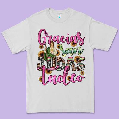 Gracias San Judas Tadeo Premium Tee Designed By Jahusdesignshop