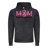 Vintage Black breast cancer warrior mom Vintage Hoodie - Jasminsmagicworld