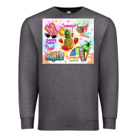 Charcoal Heather summer beach Premium Sweatshirt - TumblerDesignByShophia
