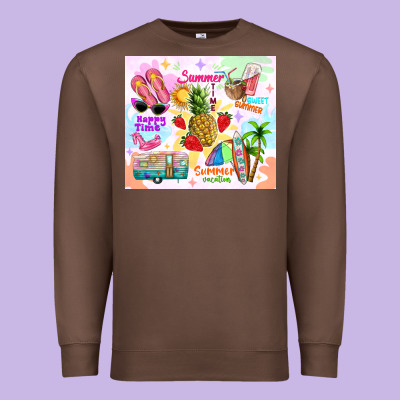 Summer Beach Premium Sweatshirt Designed By Tumblerdesignbyshophia