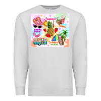 Dove Grey summer beach Premium Sweatshirt - TumblerDesignByShophia