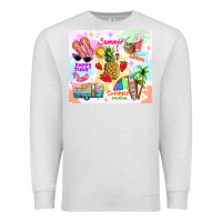 Oatmeal Heather summer beach Premium Sweatshirt - TumblerDesignByShophia