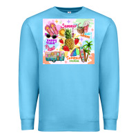Ocean Blue summer beach Premium Sweatshirt - TumblerDesignByShophia