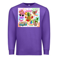 Purple summer beach Premium Sweatshirt - TumblerDesignByShophia