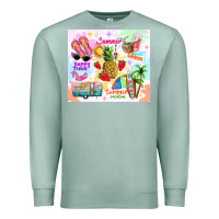 Seafoam summer beach Premium Sweatshirt - TumblerDesignByShophia