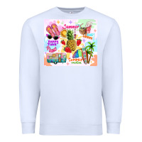 White summer beach Premium Sweatshirt - TumblerDesignByShophia