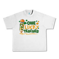 Lunar Rock one lucky teacher Urban Heavy Tee - MaliasSmallBusiness