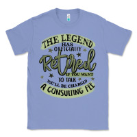 Colony Blue the legend has officially retired Classic Tee - MaliasSmallBusiness