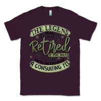 Plum the legend has officially retired Classic Tee - MaliasSmallBusiness