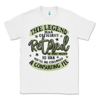 White the legend has officially retired Classic Tee - MaliasSmallBusiness