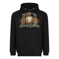Black Chasin you like a shot of whiskey bull skull Heavyweight Hoodie - HowdyJamesFarm