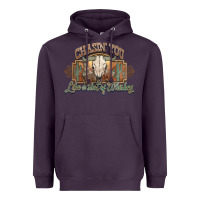 Plum Chasin you like a shot of whiskey bull skull Heavyweight Hoodie - HowdyJamesFarm